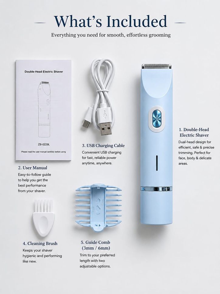 SilkLuxe™ 2-in-1 Precision Trimmer