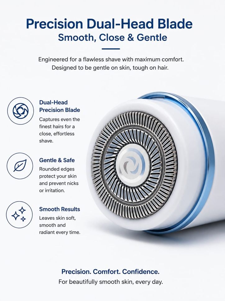 SilkLuxe™ 2-in-1 Precision Trimmer